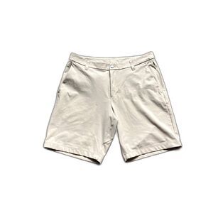LULULEMON MENS SHORTS KHAKI TAN SIZE W33